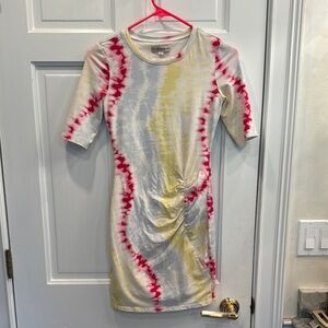 Guess Tie-Dye Ruched Dress